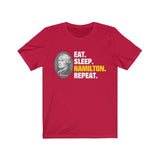 Eat Sleep Hamilton Repeat Shirt - Alexander Musical High Quality Tee - Luxurious Inspirations