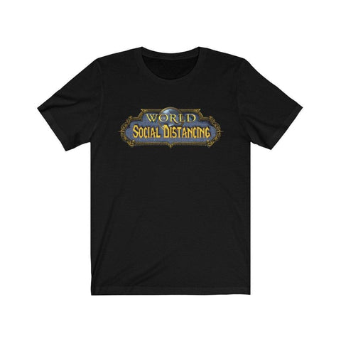 World Of Social Distancing High Quality T-Shirt - Binge Prints