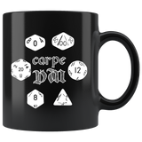 Carpe DM DND dice games coffee cup mug - Luxurious Inspirations