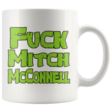 Fuck Mitch McConnell You Turtle Looking Jerk Mug Funny Offensive Rude Coffee Cup - Binge Prints
