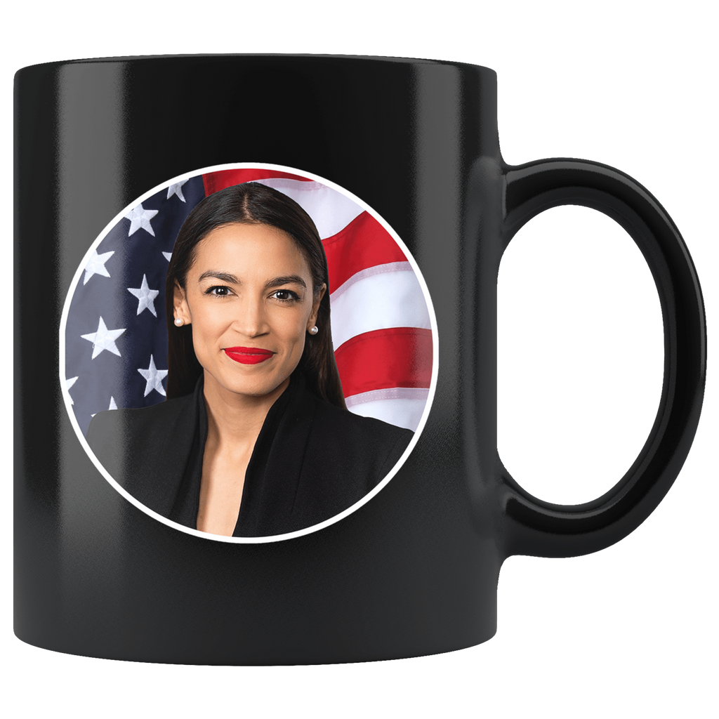 AOC Alexandria Ocasio-Cortez Voice Of The People President 2020 2024 Power  To Democratic Socialist Democrat Mug