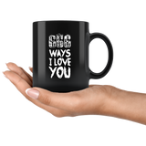 666 ways I love you Mother Lucifer Gothic Goth beer mug coffee cup - Luxurious Inspirations