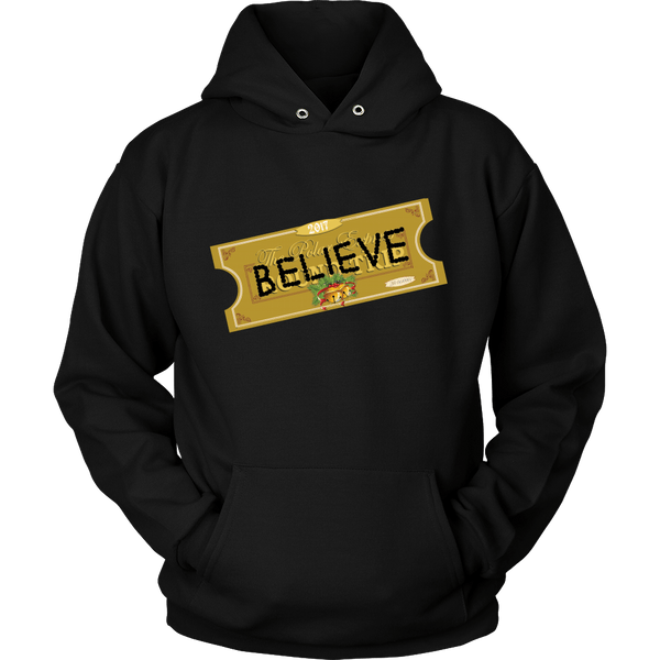 Believe Express Ticket For Santa 2017 Hoodie - Polar Edition Sweatshirt Shirt - Luxurious Inspirations
