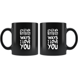 666 ways I love you Mother Lucifer Gothic Goth beer mug coffee cup - Luxurious Inspirations