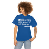 CANADA Intelligence is The Ability to Adapt to Change high Quality Tee