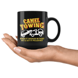 Camel Towing Service Mug - Funny Adult Humor Fun Camel Toe Coffee Cup - Luxurious Inspirations