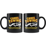 Camel Towing Service Mug - Funny Adult Humor Fun Camel Toe Coffee Cup - Luxurious Inspirations