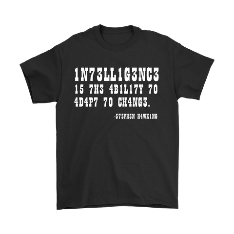 Canada  Intelligence is the Ability to Adapt to Change Shirt - Funny Intelligent Decoder Tee - Luxurious Inspirations