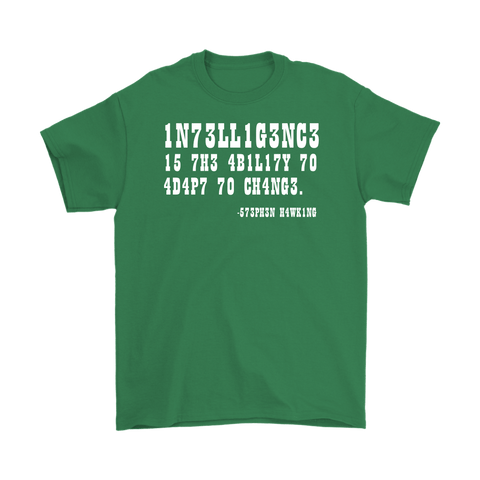 Canada  Intelligence is the Ability to Adapt to Change Shirt - Funny Intelligent Decoder Tee - Luxurious Inspirations