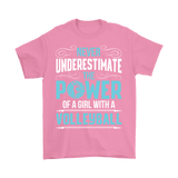 Canada  Never Underestimate The Power Of A Girl With A Volleyball Shirt - Funny Sports Tee - Luxurious Inspirations