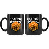 Chaotic Neutral Mug - Funny DND D&D DM RPG Dice D20 Coffee Cup - Luxurious Inspirations