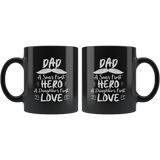 Dad A Son's First Hero A Daughter's First Love Coffee Cup Mug - Luxurious Inspirations