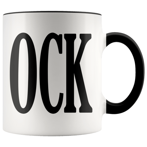 Cock Mug - Funny Offensive Vulgar OCK Adult Coffee Cup - Luxurious Inspirations