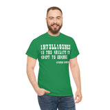 CANADA Intelligence is The Ability to Adapt to Change high Quality Tee