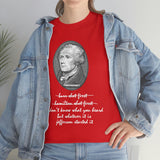 Burr Shot First Shirt - Funny Hamilton Jefferson High Quality Tee