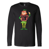 Dental Elf Christmas Long sleeve Shirt - Funny Santa's Little Helper Dentist Assistant Hygienist Unisex Tee - Luxurious Inspirations
