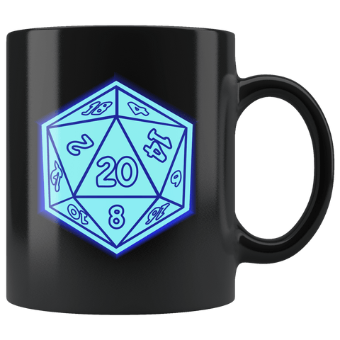 Dice DND Role Playing Board Game Funny Mug D&D D20 Critical Coffee Cup - Luxurious Inspirations