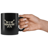 Discipline is Ki Mug - Funny Monk DND Dungeons RPG Gaming Dice Critical D20 D1 Coffee Cup - Luxurious Inspirations