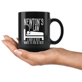 Newton's 1st Law A Body At Rest Wants To Stay At Rest Coffee Cup Mug - Luxurious Inspirations