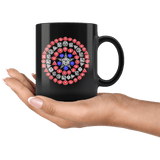 DND Captain Shield Mug - Funny Dice Art D20 Crit Geek RPG Roleplaying Coffee Cup - Luxurious Inspirations