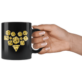 DND D20 Dice Heart Love Couples Mug - Funny RPG Critical Hit Role MMO Gaming Coffee Cup - Luxurious Inspirations