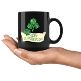DND D20 St Patrick's Day Clover Patty Mug - Funny RPG Critical Hit Role MMO Gaming Coffee Cup - Luxurious Inspirations