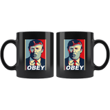 Do Not Obey Trump Double Meaning Art Mug - Funny Small Print Women's Support Nasty Coffee Cup - Luxurious Inspirations