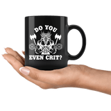 Do You Even Crit Gym Mug - DND DM D20 D1 Critical Hit Miss Fail Dice Coffee Cup - Luxurious Inspirations