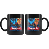 Donald Trump Tweet American Eagle Flag Mug - Funny Cartoon Patriotic 4Th Of July Coffee Cup - Luxurious Inspirations