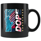 Dope Statue Of Liberty Mug - Patriotic America American Native Cool Trend Flag Freedom Coffee Cup - Luxurious Inspirations