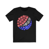 Crit Cola DND Dice Art Parody T-Shirt - Funny Dungeons Soft Drink RPG D20 Critical High Quality Shirt - Luxurious Inspirations