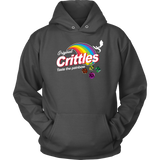 Crittles Taste The Painbow Hoodie - Funny DND Parody Fan Design - Binge Prints