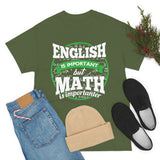 English is Important But Math is Importanter High Quality Tee