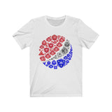 Crit Cola DND Dice Art Parody T-Shirt - Funny Dungeons Soft Drink RPG D20 Critical High Quality Shirt - Luxurious Inspirations