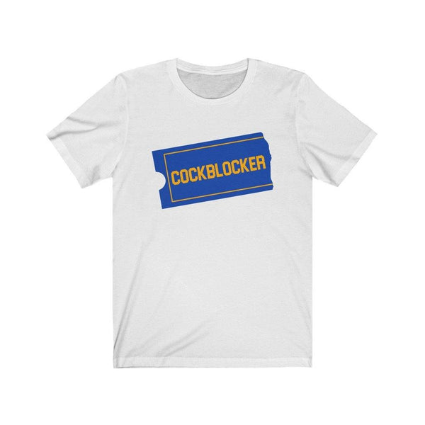 Cockblocker Funny Buster Parody High Quality T-Shirt - Binge Prints