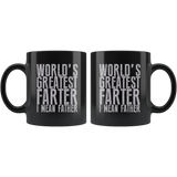 World's Greatest Farter I Mean Father Coffee Cup Mug - Luxurious Inspirations