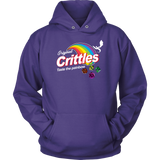 Crittles Taste The Painbow Hoodie - Funny DND Parody Fan Design - Binge Prints