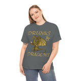 Drunks and Dragons High Quality Tee