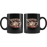 Fighter Dice D20 DND Mug - Critical Rage D&D RPG Coffee Cup - Luxurious Inspirations