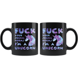 Fuck Your Social Norms I'm A Unicorn Funny Offensive Vulgar Magical as Fuck Coffee Cup Mug - Luxurious Inspirations