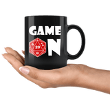 Game On Mug - Funny DND D20 Dice Critical Hit Roleplay Gaming Coffee Cup - Luxurious Inspirations