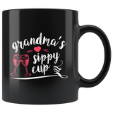 Grandma's sippy cup wine alcohol feel good drink happy hour coffee cup mug - Luxurious Inspirations
