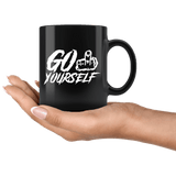 Go Fuck Yourself F Vulgar Middle Finger Offensive Mug - Rude Flipped Off Coffee Cup - Luxurious Inspirations