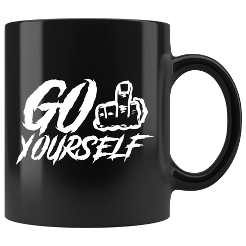 Go Fuck Yourself F Vulgar Middle Finger Offensive Mug - Rude Flipped Off Coffee Cup - Luxurious Inspirations