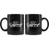 Dare to be different  courageous inspirational coffee cup mug - Luxurious Inspirations