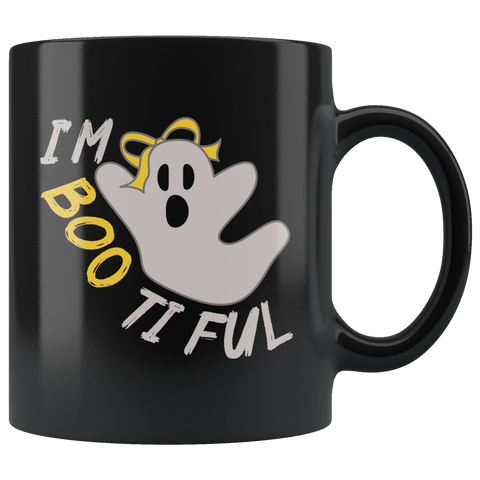 I'm Bootiful Ghost Witch Halloween Costumes Children Candy Trick or Treat Makeup Mug Coffee Cup - Luxurious Inspirations