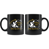 It's not really drinking alone if the dog is home beer wine alcohol cocktails AA alcoholic animals coffee cup mug - Luxurious Inspirations