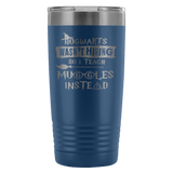 Hogwarts Wasn't Hiring So I Teach Muggles Instead 20 Ounce Oz Travel Mug Tumbler Funny Teacher Magical Shirt - Luxurious Inspirations