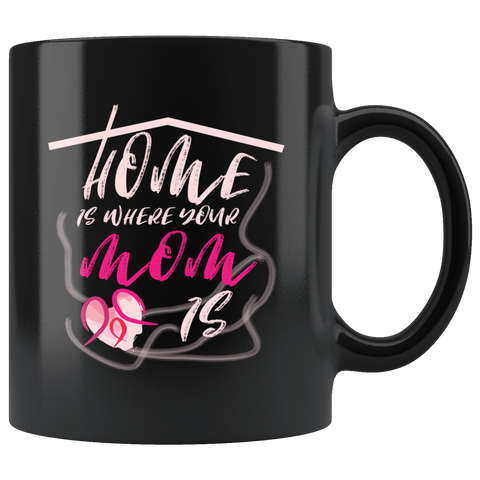Home Is Where Your Mom Is Mug - Cute Love Mother's Day Son Daughter House Gift Coffee Cup - Luxurious Inspirations