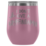 I Don't Give A Slythershit Ravencrap Hufflefuck Gryffindamn Engraved 12oz Wine Tumbler Cup - Funny Offensive Parody Mug (Gryffindamn) - Luxurious Inspirations